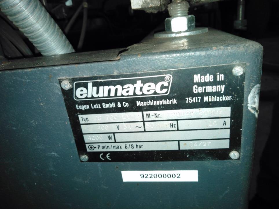 ELUMATEC ZS 720 2-head welding mschine